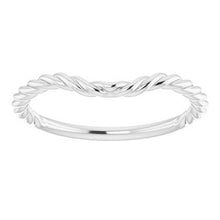 Charger l'image dans la galerie, Sterling Silver Band for 9 mm Square Ring
