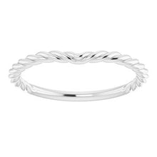 Charger l'image dans la galerie, Sterling Silver Band for 5x3 mm Pear Ring
