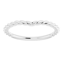 Charger l'image dans la galerie, Sterling Silver Band for 6x4 mm Pear Ring
