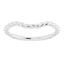 Charger l'image dans la galerie, Sterling Silver Band for 9x7 mm Emerald Ring
