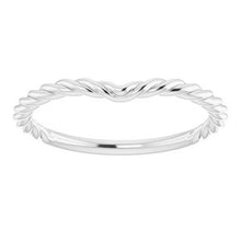 Charger l'image dans la galerie, Sterling Silver Band for 8x6 mm Pear Ring

