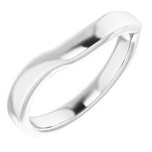 Charger l'image dans la galerie, Sterling Silver Band for 11 mm Cushion Ring
