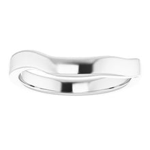 Charger l'image dans la galerie, Sterling Silver Band for 12 mm Cushion Ring
