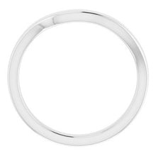 Charger l'image dans la galerie, Sterling Silver Band for 12 mm Cushion Ring
