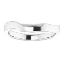 Charger l'image dans la galerie, Sterling Silver Band for 12x10 mm Oval Ring
