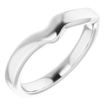 Charger l'image dans la galerie, Sterling Silver Band for 7 mm Cushion Ring
