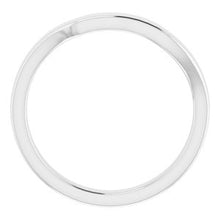 Charger l'image dans la galerie, Sterling Silver Band for 9 mm Cushion Ring
