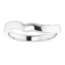 Charger l'image dans la galerie, Sterling Silver Band for 8x6 mm Emerald Ring
