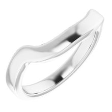 Charger l'image dans la galerie, Sterling Silver Band for 14x10 mm Emerald Ring
