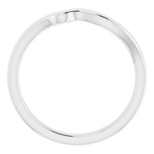Charger l'image dans la galerie, Sterling Silver Band for 6 mm Cushion Ring
