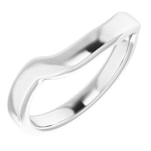 Charger l'image dans la galerie, Sterling Silver Band for 12x10 mm Emerald Ring

