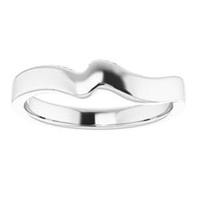Charger l'image dans la galerie, Sterling Silver Band for 4 mm Square Ring
