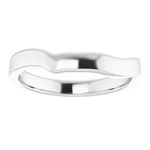 Charger l'image dans la galerie, Sterling Silver Band for 7.5 mm Square Ring
