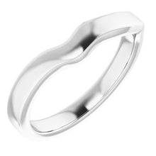 Charger l'image dans la galerie, Sterling Silver Band for 8 mm Cushion Ring
