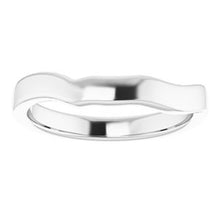 Charger l'image dans la galerie, Sterling Silver Band for 9 mm Cushion Ring
