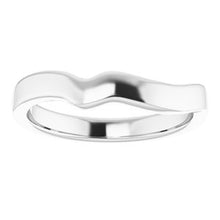 Charger l'image dans la galerie, Sterling Silver Band for 6 mm Square Ring
