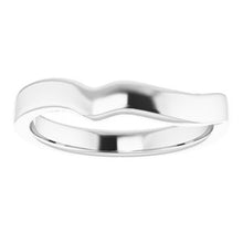 Charger l'image dans la galerie, Sterling Silver Band for 6.5 mm Square Ring

