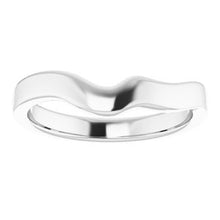 Charger l'image dans la galerie, Sterling Silver Band for 9x4.5 mm Marquise Ring
