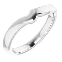 Charger l'image dans la galerie, Sterling Silver Band for 7x5 mm Emerald Ring
