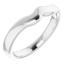 Charger l'image dans la galerie, Sterling Silver Band for 6x3 mm Marquise Ring
