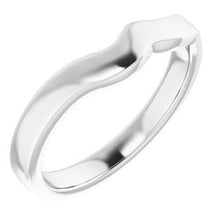 Charger l'image dans la galerie, Sterling Silver Band for 7x3.5 mm Marquise Ring

