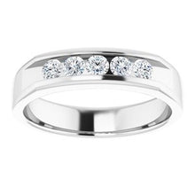 Load image into Gallery viewer, Platinum 1 CTW Diamond Band
