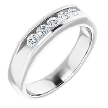 Load image into Gallery viewer, Platinum 1 CTW Diamond Band
