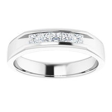 Load image into Gallery viewer, Platinum 1/4 CTW Diamond Band
