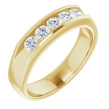 Load image into Gallery viewer, 14K Yellow 3/4 CTW Diamond Band
