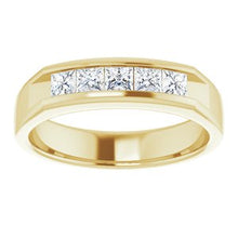 Load image into Gallery viewer, 14K Yellow 3/4 CTW Diamond Band
