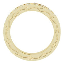 Charger l&#39;image dans la galerie, 14K Jaune 1 CTW Diamond Round Eternity Band Taille 5
