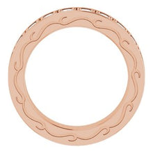 Charger l&#39;image dans la galerie, Bracelet d&#39;éternité rond en diamant 14K rose 1 1/3 CTW
