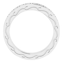 Charger l&#39;image dans la galerie, 14K White 1 3/4 CTW Diamond Square Eternity Band Taille 6
