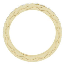 Charger l&#39;image dans la galerie, 14K Jaune 7/8 CTW Diamond Square Eternity Band Taille 7
