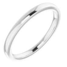 Charger l&#39;image dans la galerie, Sterling Silver Band for 8x6 mm Oval Ring
