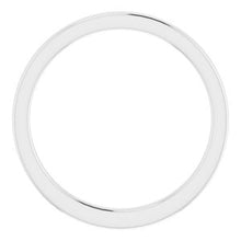 Load image into Gallery viewer, Sterling Silver Band for 10 mm Asscher Ring

