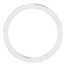 Charger l'image dans la galerie, Sterling Silver Band for 3 mm Square Ring
