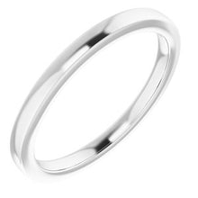 Charger l'image dans la galerie, Sterling Silver Band for 3 mm Asscher Ring
