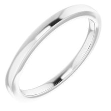 Charger l'image dans la galerie, Sterling Silver Band for 3 mm Square Ring
