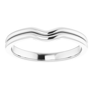 Sterling Silver Band for 5.2 mm Round Ring