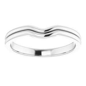 Sterling Silver Band for 6 mm Round Ring