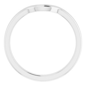 Sterling Silver Band for 8 mm Square Ring