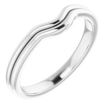 Load image into Gallery viewer, Sterling Silver Band for 6 mm Square Ring
