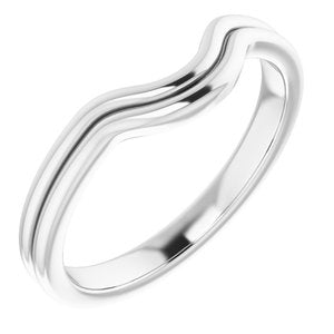 Sterling Silver Band for 13 mm Round Ring