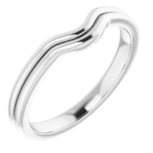 Load image into Gallery viewer, Sterling Silver Band for 6.5 mm Square Ring
