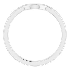 Sterling Silver Band for 6x4 mm Oval Ring