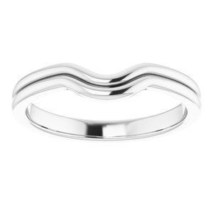 Sterling Silver Band for 9 mm Round Ring