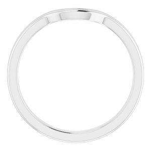 Sterling Silver Band for 10 mm Cushion Ring