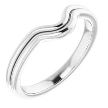 Load image into Gallery viewer, Sterling Silver Band for 9x7 mm Oval Ring
