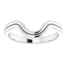 Charger l&#39;image dans la galerie, Sterling Silver Band for 15x11 mm Emerald Ring
